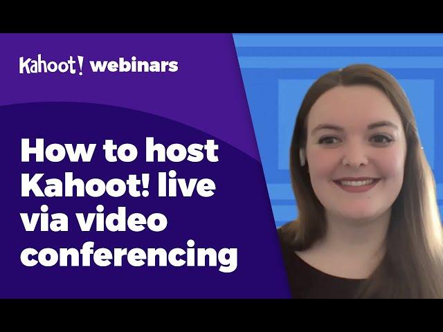 Business webinar: How to host Kahoot! live via videoconferencing