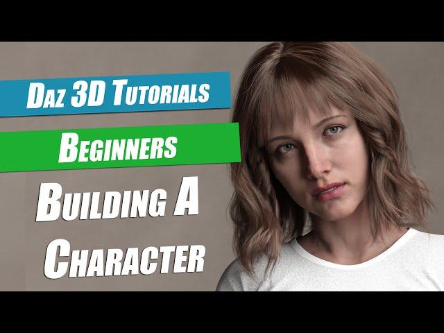 Daz 3D Beginners Tutorial : Building A Character