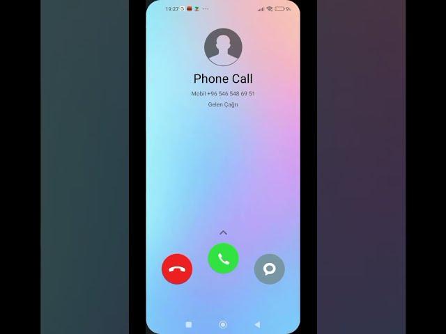 Xiaomi MIUI 9,10,11,12 İncmoging Call