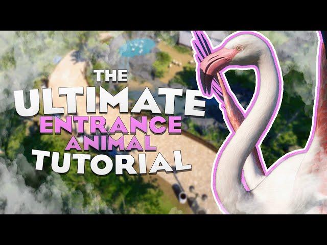  How to choose and build for an ENTRANCE ANIMAL in Planet Zoo! | Planet Zoo Tutorial