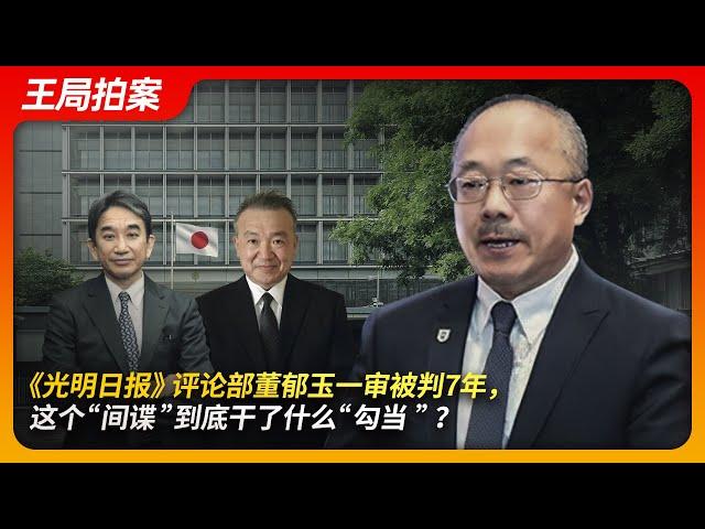 《光明日报》评论部董郁玉一审被判7年，这个“间谍”到底干了什么“勾当”？｜董郁玉｜光明日报｜间谍｜反间谍法｜国家安全局｜日本大使｜垂秀夫｜王局拍案20241202