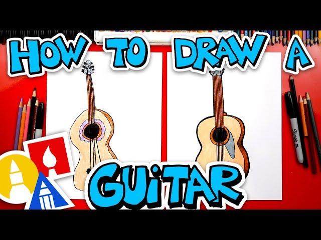 How To Draw A Guitar