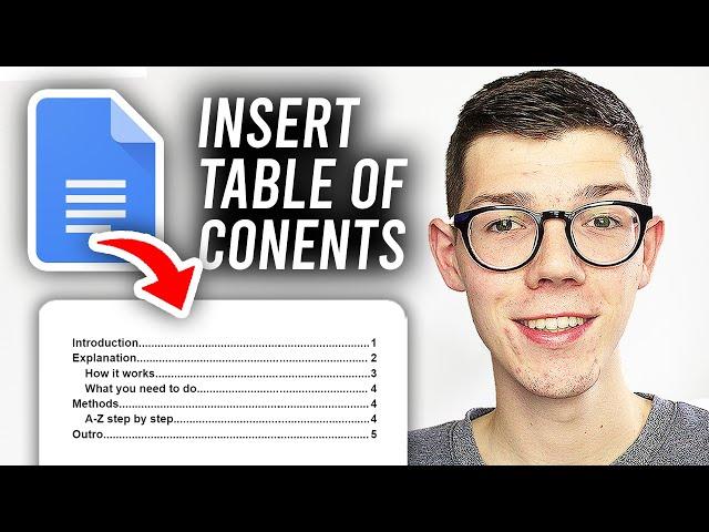 How To Make Table Of Contents In Google Docs - Full Guide