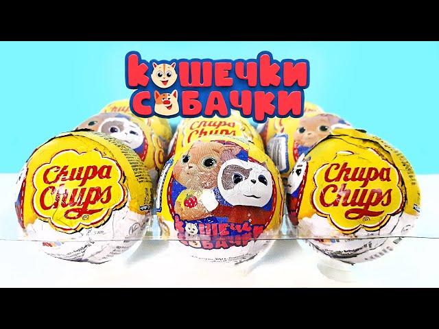 КОШЕЧКИ-СОБАЧКИ Чупа Чупс! Новая серия игрушки мультик 2022! Unboxing NEW Surprise Eggs Chupa Chups