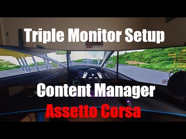 Triple Monitor Setup For Content Manager Assetto Corsa