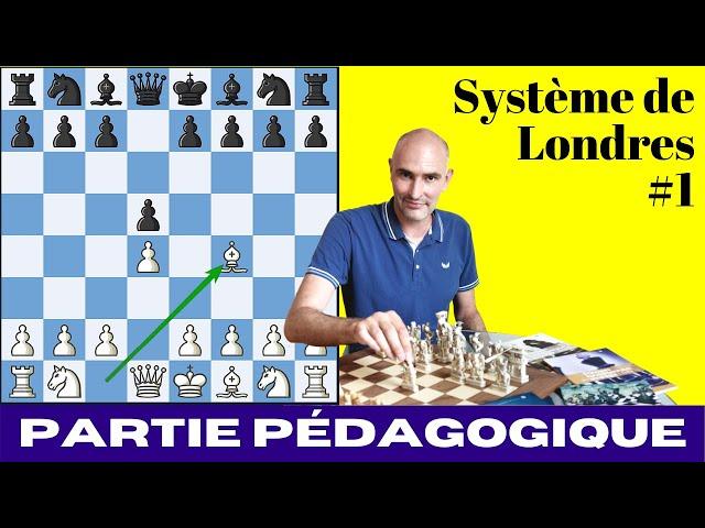 Système de Londres (1) : Partie d'échecs pédagogique