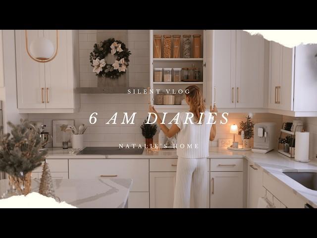 [ 6 AM Diaries ] Calm Winter Morning At Home | Slow Living  | Baking & Cooking | SILENT VLOG