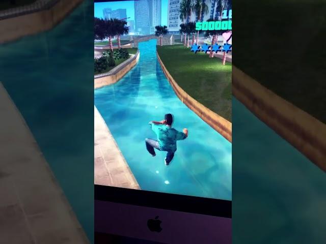 Jump Into Water In GTA Vice City