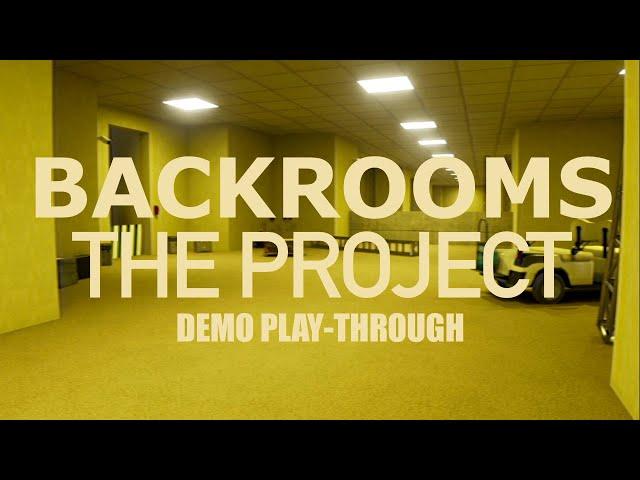 "Backrooms: The Project" [2024 Demo] (Solo Play-through)