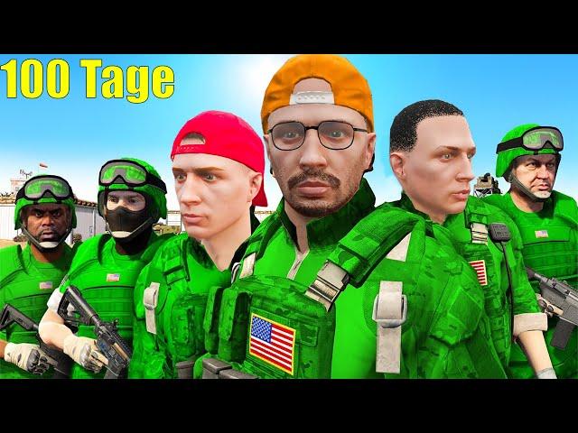 ich verbringe 100 TAGE als ARMY SOLDAT in GTA 5