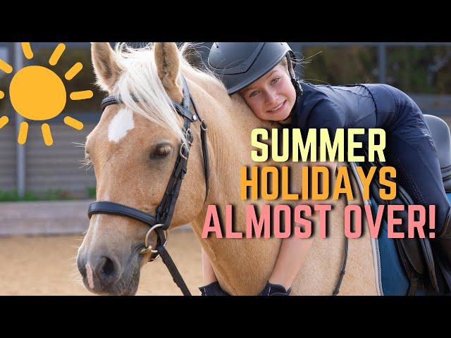 SUMMER HOLIDAYS ALMOST OVER! BARN VLOG