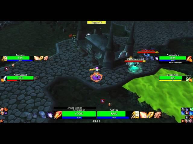 Warrior/Paladin vs Mage/Rogue @ NextGen-WoW