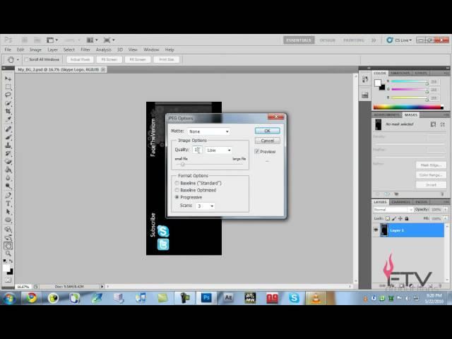 Photoshop Ep.2: Compress Images (Size) without loss in quality!