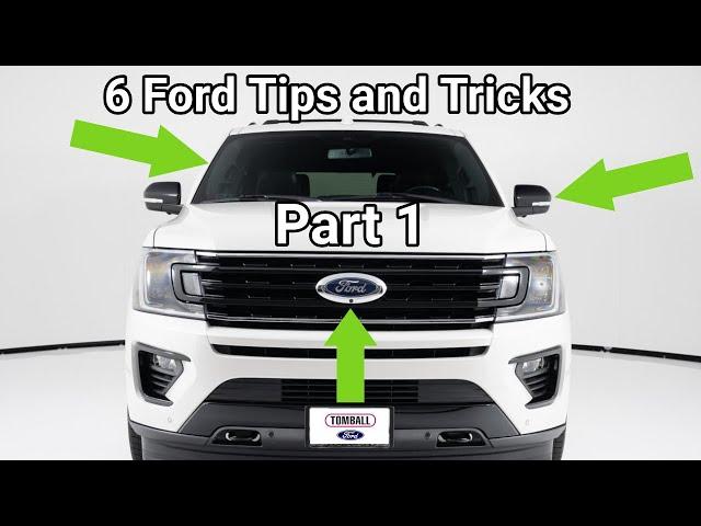 6 Ford tips and tricks you probably don't know- PART #1 