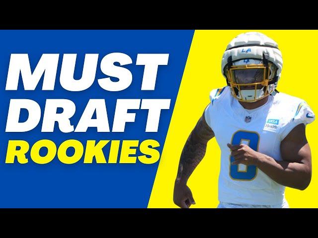 5 MUST DRAFT Rookies in Fantasy Football 2025 | Omarion Hampton, RJ Harvey, Tre Harris + more
