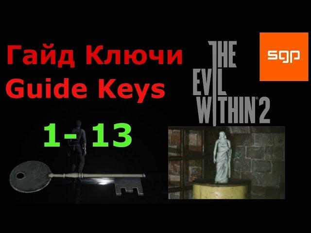 The Evil Within 2 guide keys, locations keys, locations statuettes,