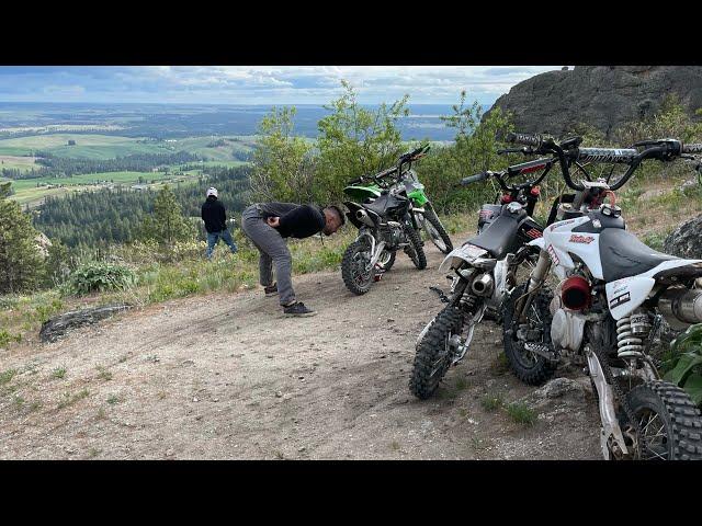 Pit Bike Adventures With The Boys | Finding New Spots | Karens Everywhere!