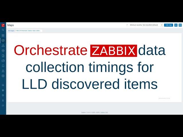 Orchestrate Zabbix data collection timings for LLD discovered items