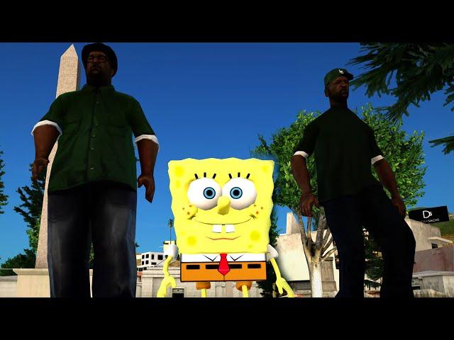 Grand Theft Auto San Andreas | SpongeBob SquarePants Mod.