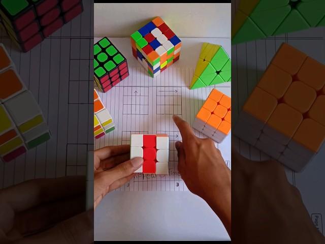 rubik's cube solve formula #shorts #newtrick