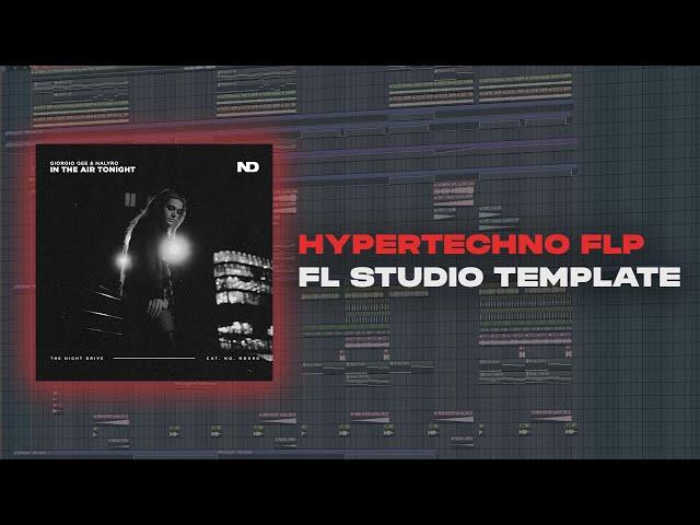 Hypertechno FLP #3 FL Studio Template (Sonny Wern, VIZE, Niklas Dee, Macon, Neptunica FLP Style)