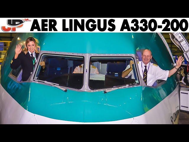 AER LINGUS Airbus A330 TOGA Max Power Takeoff from Dublin