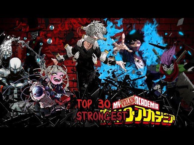 Top 30 Strongest My Hero Academia Villains