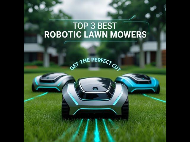  Top 3 Best Robotic Lawn Mowers 2025 | Smart & Automatic Mower Comparison! 