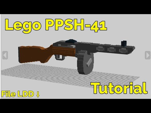 Lego PPSH-41 | Tutorial | File in description