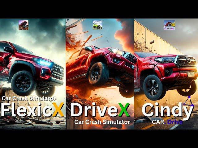 BEST COMPARISON!!!DRIVE X VS FLEXICX VS CINDY CAR DRIVE.