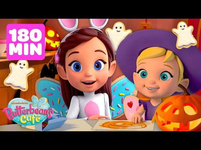 Butterbean & Cricket Find a Halloween Ghost in the Café! + MORE Bakes | 3 Hour | Shimmer and Shine