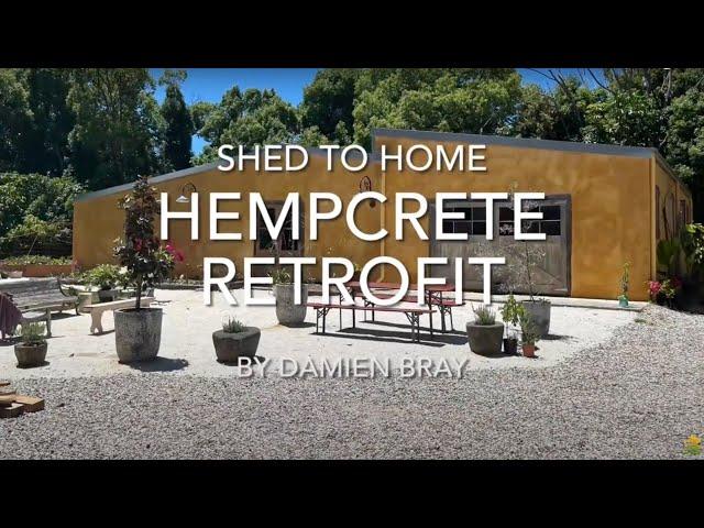 Shed to hempcrete home retrofit conversion S1 Ep3