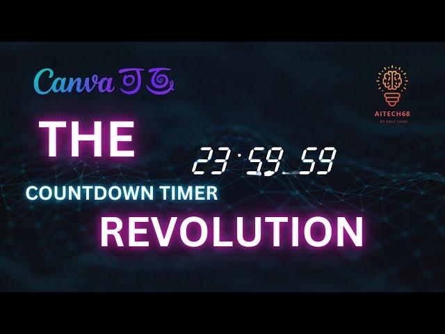 Create a Captivating Countdown Timer in Canva: Step-by-Step Guide