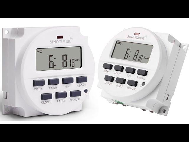 Sinotimer Digital Programmable Timer 7 Days REVIEW SETUP