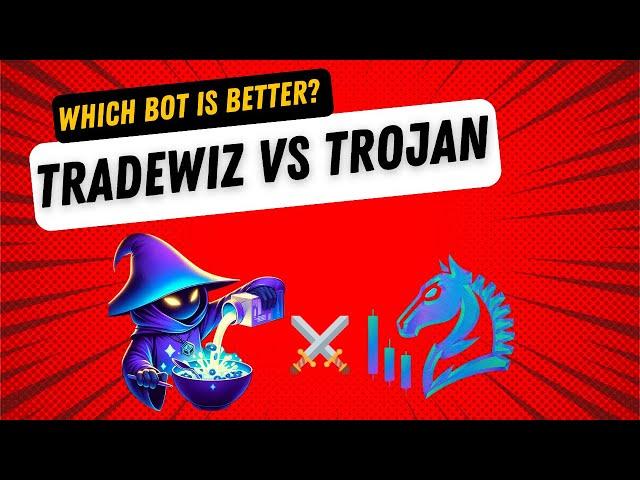 TradeWiz vs Trojan! Which Trading bot is better? (live copy trade)