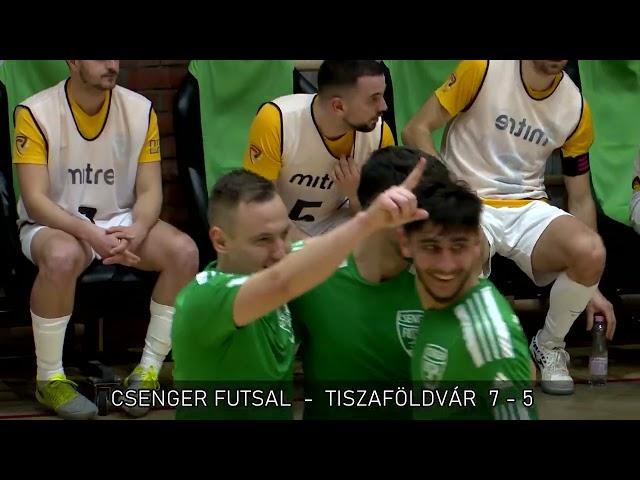 CSENGER FUTSAL - TISZAFÖLDVÁR  gól összefoglaló 2025.02.24.