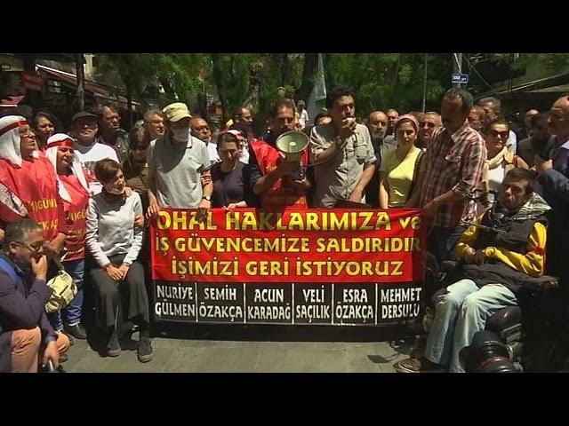 Turkish hunger strikers protest post-coup purge