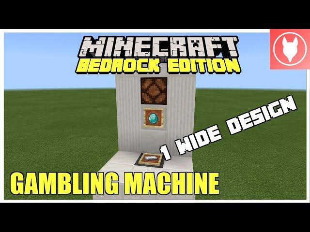 Minecraft Bedrock - Gambling Machine Tutorial ( Xbox / PS4 / MCPE / Windows 10 / Switch )