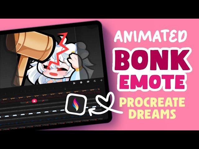 Animating BONK EMOTE on IPAD with Procreate Dreams