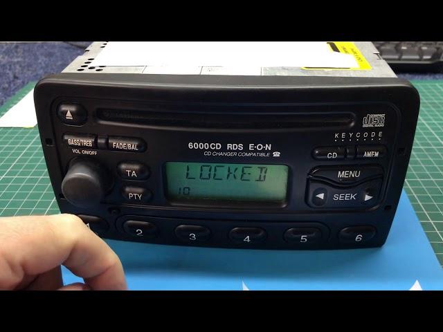 Ford 6000CD ‘LOCKED’ how to reset