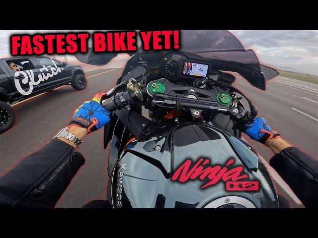 INSANE Custom Ninja H2 Test Ride - Over $30,000 Going Full Speed!