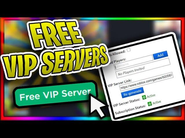 HOW TO GET FREE VIP SERVERS FROM ANY ROBLOX GAME️‍ | ROBLOX ️‍