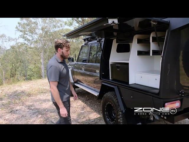 Z UEV by ZONE RV; Epic touring solutions Landcruiser 79 with Enerdrive Power system