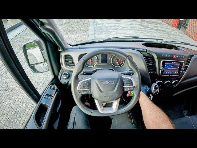 NEW Iveco Daily 2023 [F1C 3,0 L 180HP]|0-100| POV Test Drive #1807 Joe Black