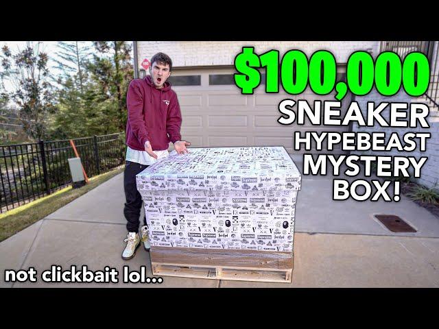 Unboxing The First Ever $100,000 Hypebeast Mystery Box...