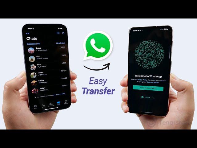 Top 2 Ways to Transfer WhatsApp from iPhone to Android 2023