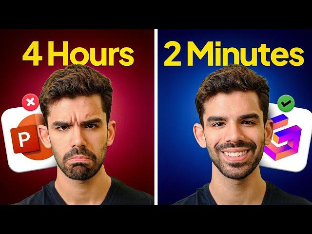 How I Make Presentations in seconds using AI