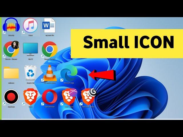 Laptop ke Icons ko Chota Kaise Kare | How to Decrease Laptop icon Size