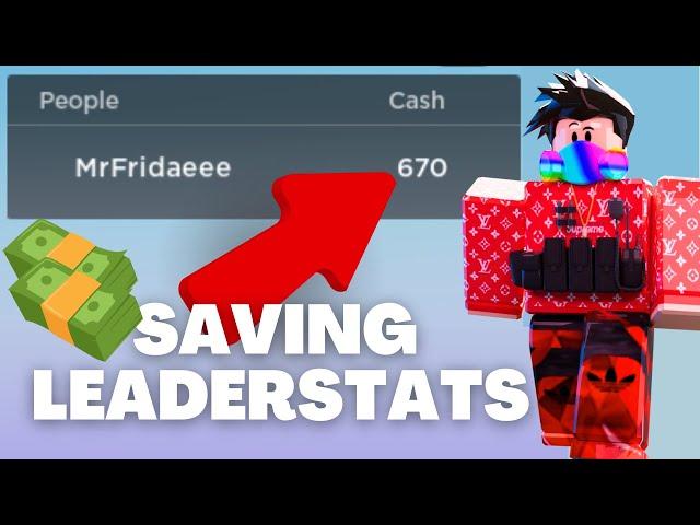 How To Make Saving Leaderstats On Roblox Studio 2024! | Source Code Provided