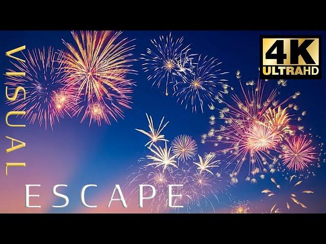 Best Fireworks of 2020 - 7 hours of Relaxing Visuals and Music to Sleep to